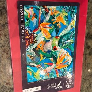 Mosaic puzzles Frogs of Paradise